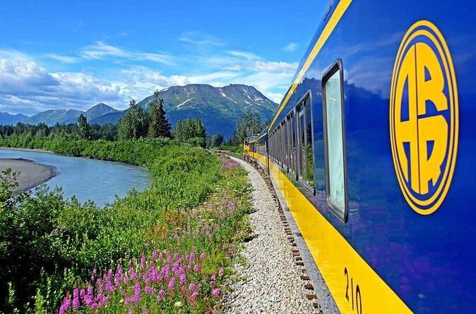 Alaska Railroad Anchorage to Denali One Way - Talkeetna Area: Denali Views Over the Susitna River (When the Weather Cooperates)