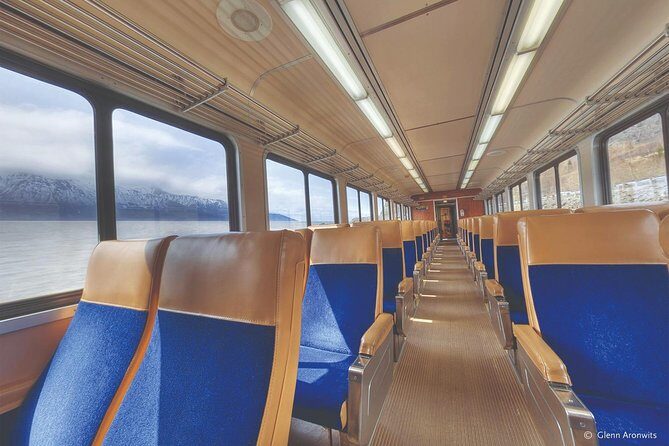 Alaska Railroad Anchorage to Seward One Way - Reserved Seating and Window Access: Comfort Is the Point of a Train Day