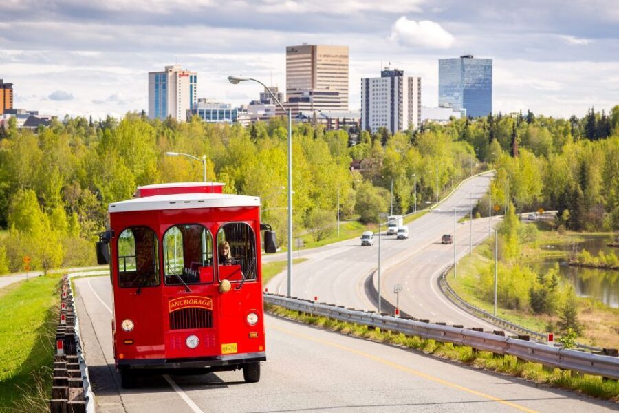 Anchorage: 1-Hour Trolley Tour - The “Moose and Planes” Part of the Tour Is the Real Hook