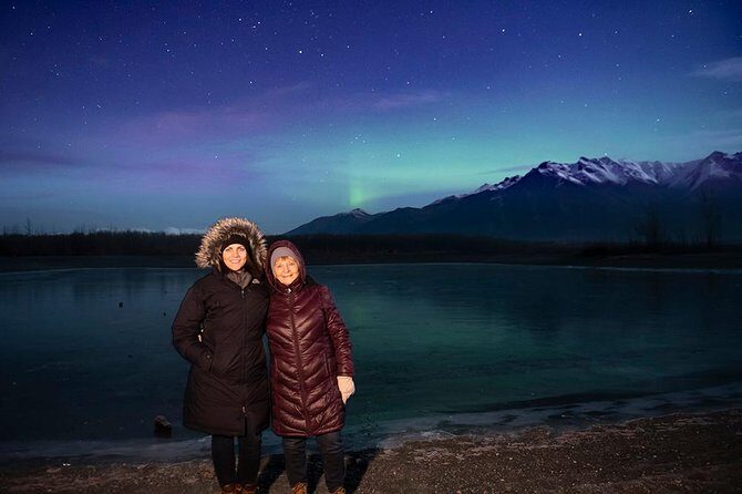 Anchorage Aurora Tour and Northern Lights Photo - Palmer, Knik River to Hatcher Pass area: the long viewing block