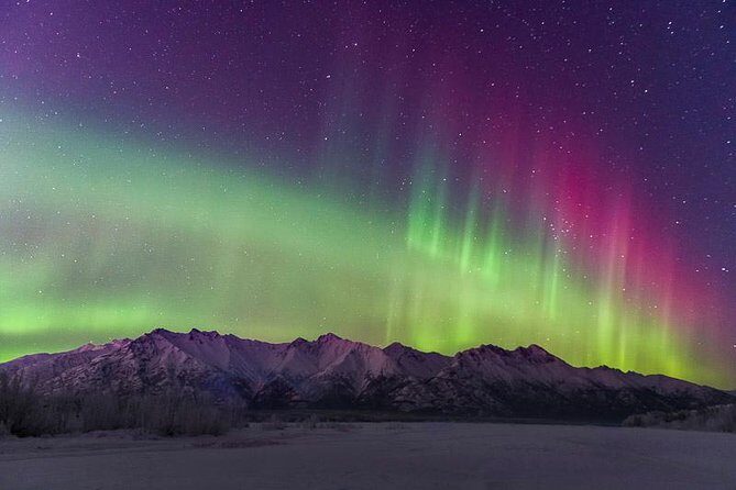 Anchorage Aurora Tour and Northern Lights Photo - Chugach State Park at Glen Alps trailhead: city views before the lights