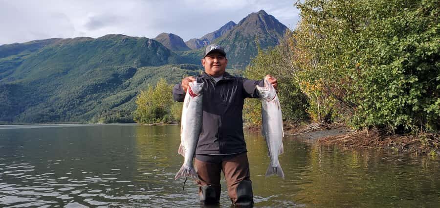 Anchorage: Full-day guided salmon fishing with Hotel Pickup - Hotel pickup, van ride, and the real goal: salmon on the line