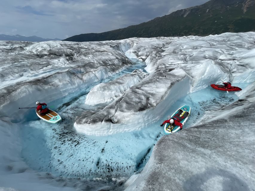 Anchorage: Knik Glacier Helicopter and Paddleboarding Tour - From Alaska Glacier Lodge to Knik Glacier by helicopter