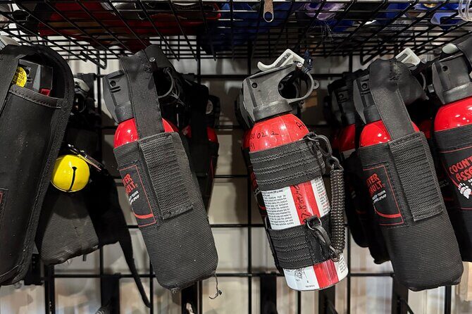 Bear Spray Rental 10 oz Counter Assault with Holster & Bear Bell - Holster and Bear Bell: Small Gear, Real Peace of Mind