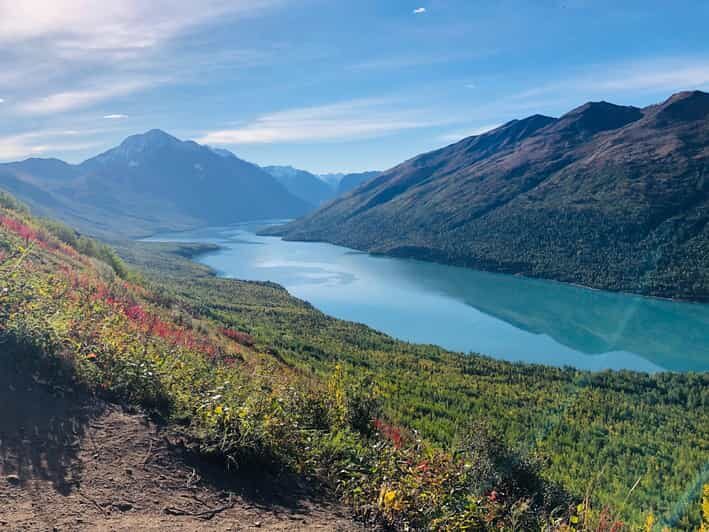 Beautiful nature around Anchorage Waterfall, Lake, Mountains - Getting There Downtown: Log Cabin Visitor Center and a Quick Village Stop