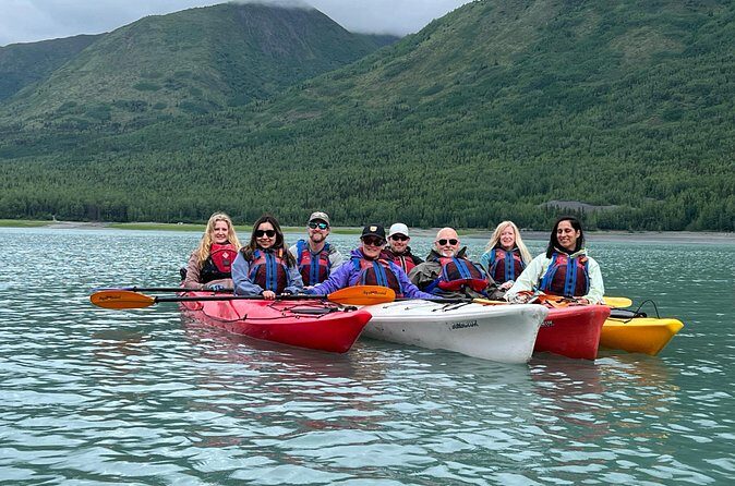 Eklutna Lake Adventure Sampler - Kayaking: Tandem Sea Kayaks on Turquoise Water