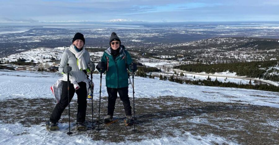 From Anchorage: Glen Alps Beginner's Snowshoeing Adventure - Meeting at the Egan Center: easy start, minimal fuss