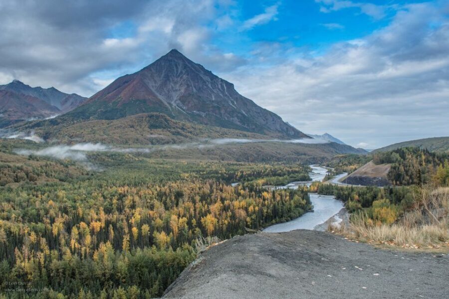 From Anchorage: Matanuska Glacier Full-Day Tour - On the ice in winter: sled rides to blue ice (late Nov to April)