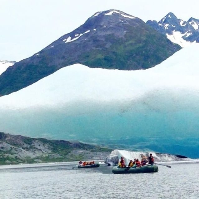 Girdwood: Bears, Trains, & Icebergs Tour - The rail part: Glacier Discovery Train views toward Spencer Glacier
