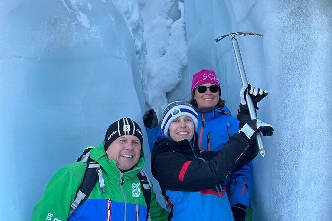 Hike Matanuska Glacier w/Alaska Local Honey, Wine Tasting - First Steps on the Matanuska Glacier